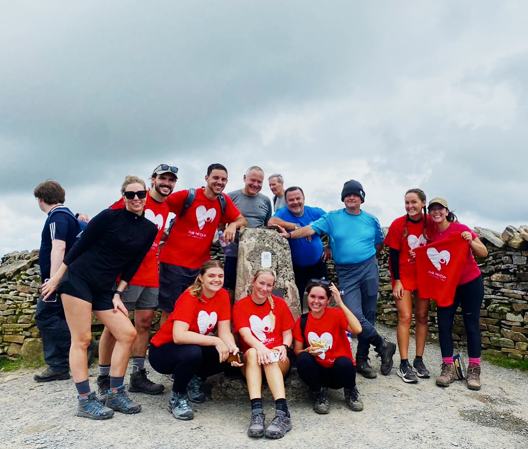 The Mitchy Foundation team on the Yorkshire Three Peaks walk